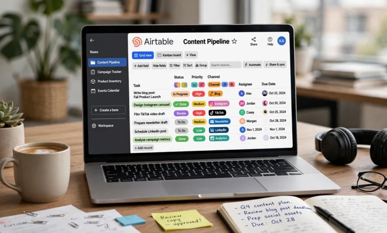 Airtable as a simple database