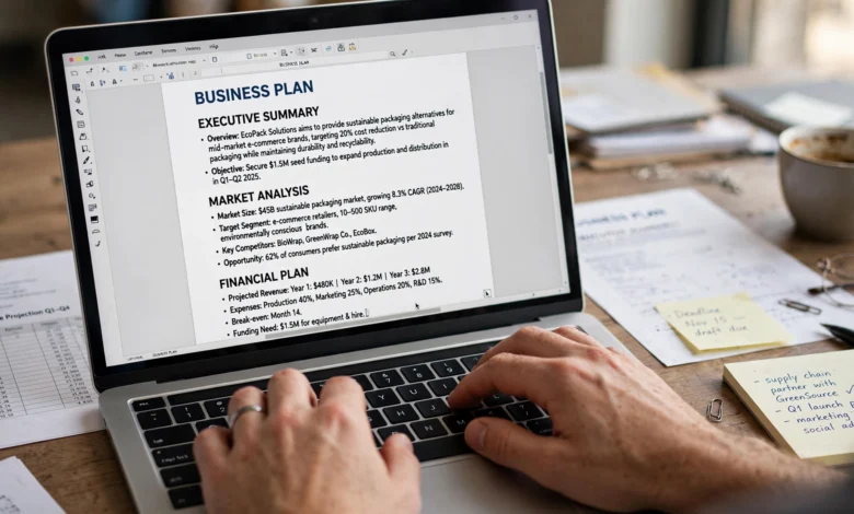 write a business plan